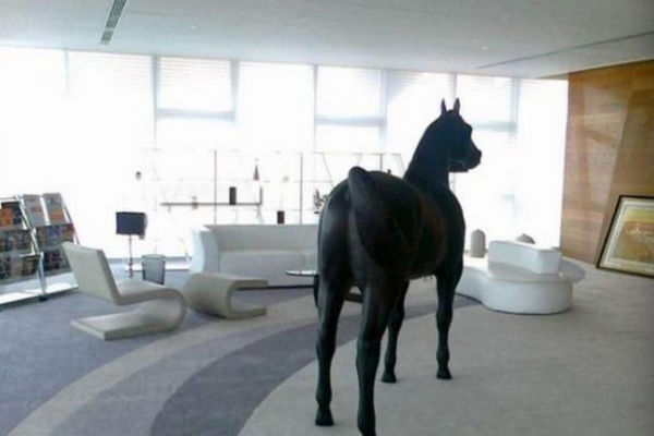 缩略图 | 科技大佬的另类办公环境：马云办公室真的有马！