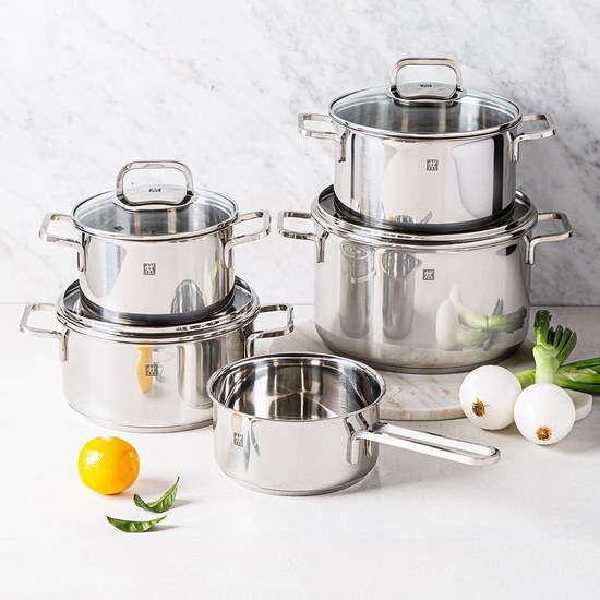 史低白菜价！ZWILLING 双立人 Quadro 不锈钢锅具9件套2.5折 149.99加元包邮！