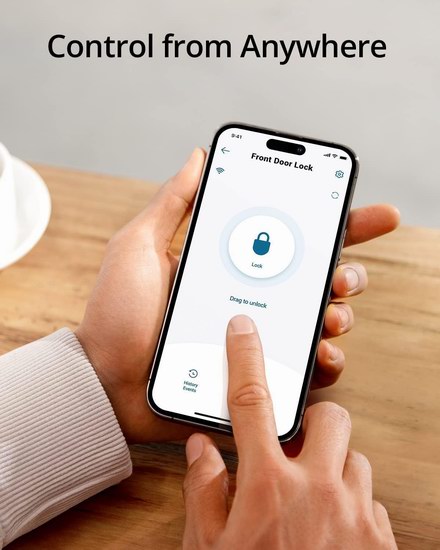 历史最低价！eufy Security C210 Wi-Fi 五合一 智能密码门锁5折 99.99加元包邮！2色可选！