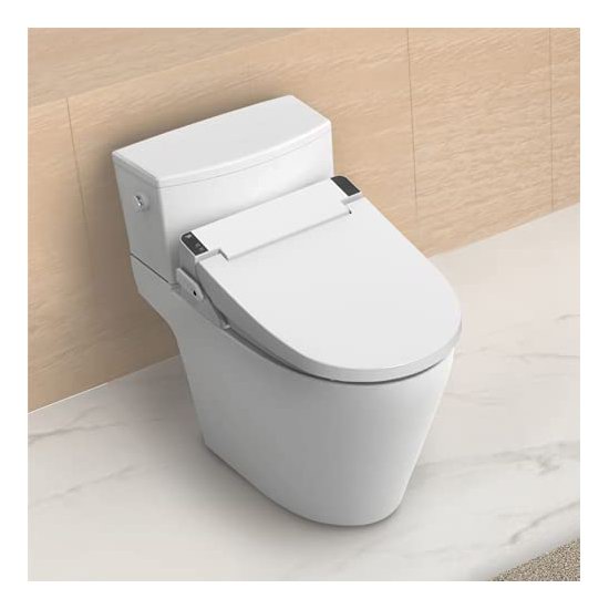 VOVO VB-6000SE 温水冲洗 暖风烘干 遥控版 韩国智能马桶盖5折 254.87-281.04加元限量特卖并包邮！长圆2款可选！