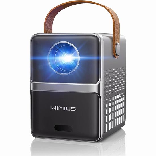 白菜价！WiMiUS P61 原生1080P 5G WiFi蓝牙 电动对焦 家庭影院投影仪3折 119.99加元包邮！
