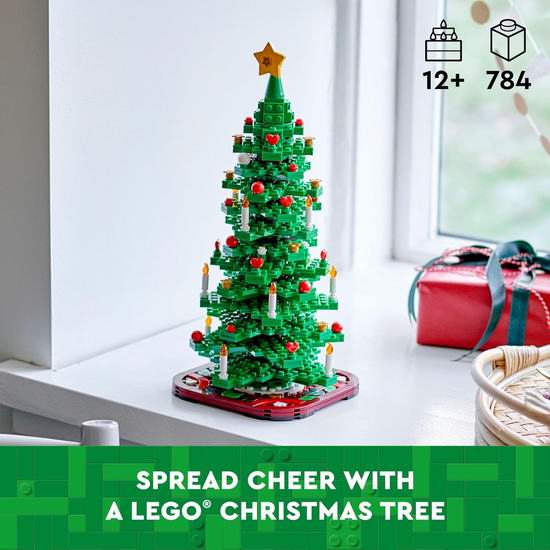历史新低！LEGO 乐高 40573 二合一 创意圣诞树（784pcs）6.9折 37.97加元包邮！