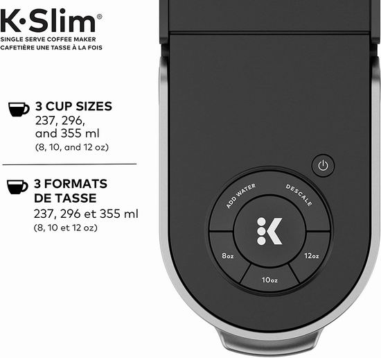 Keurig K-Slim 单杯胶囊咖啡机4折 59.97加元包邮！4色可选！