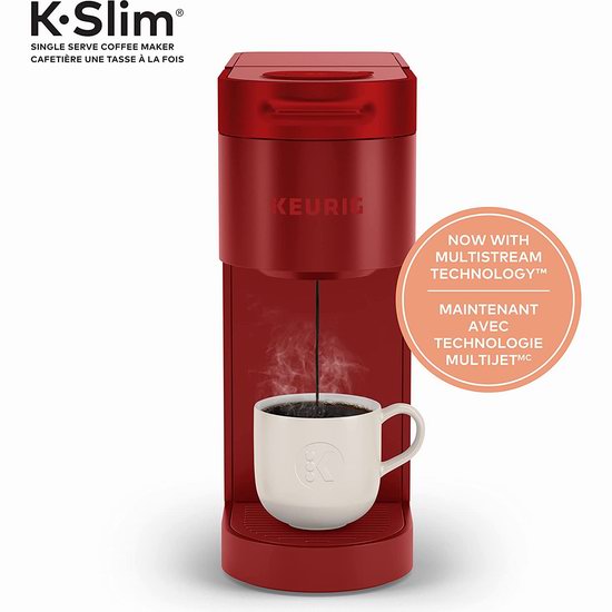 Keurig K-Slim 单杯胶囊咖啡机4折 59.97加元包邮！4色可选！