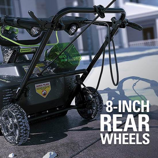 Greenworks PRO 20英寸 80伏 充电式无绳铲雪机7.1折 398.99加元包邮！