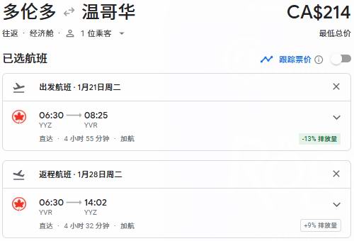 票价崩塌！Air Canada 加航节礼周大促，机票8折+立减0！春节往返中国77、单飞中国0、温哥华3、纽约4、夏威夷5！