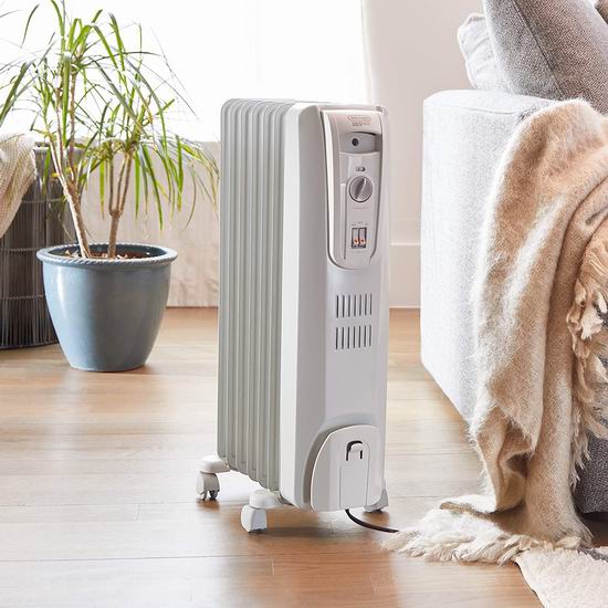 Delonghi 德龙 TRH0715CA 专利高效散热 电热油汀 105.99加元包邮！