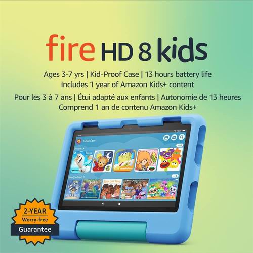史低价！Amazon Fire HD 32 GB  8英寸 儿童专用平板电脑 119.99加元（原价 189.99加元）
