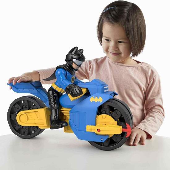 超级白菜！历史新低！Fisher-Price 费雪 Imaginext DC 蝙蝠侠摩托车玩具2.3折 12.97加元！
