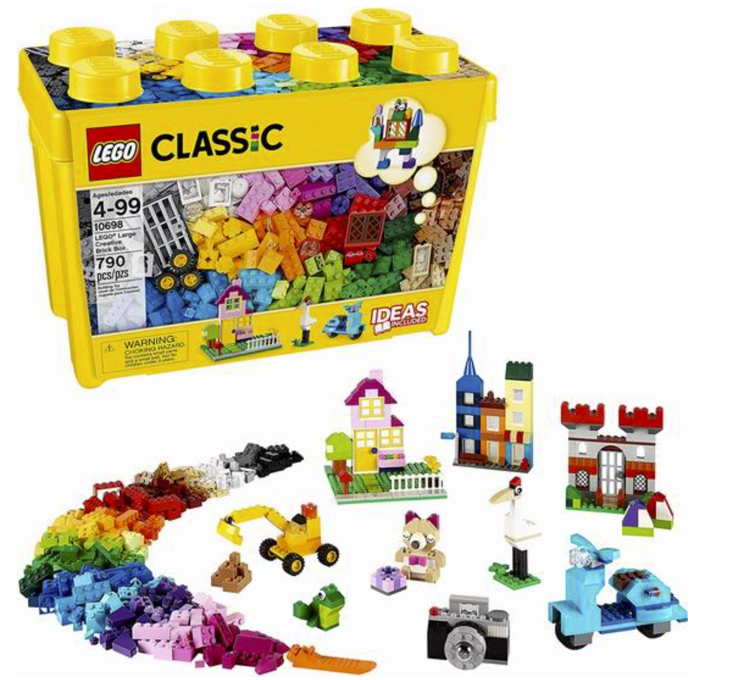 缩略图 | 手慢无！乐高LEGO经典大型创意积木盒六折优惠！共790片，任意组合，开发智力！