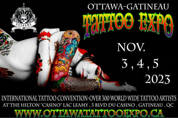 缩略图 | 渥太华加蒂诺纹身博览会：国际艺术家、现场乐队、现场纹身，获得独一无二的纹身！