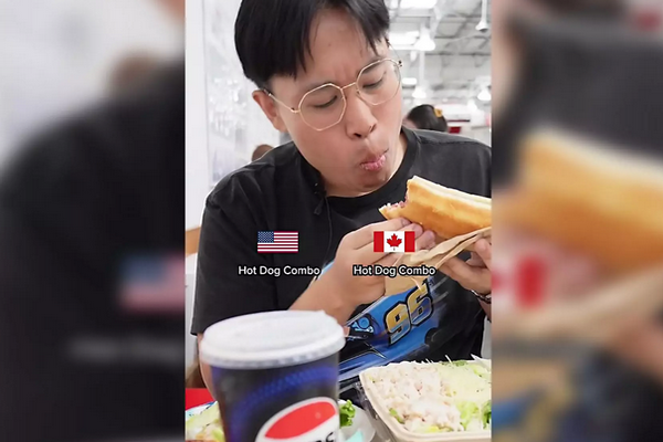 缩略图 | 馋哭了！亚裔小哥对比美加Costco美食广场：加拿大这些美食赢了！