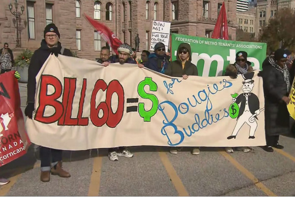 缩略图 | 71赞成43反对，安省备受争议租房法案Bill 60通过！公众旁听席大乱！