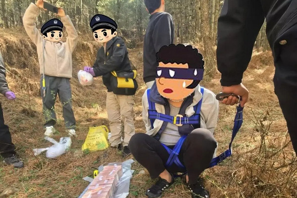 缩略图 | 男子在银行门口盗走取款人40万元，潜入深山5日后落网！