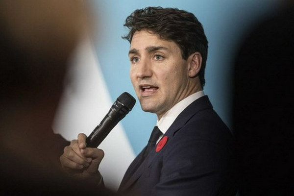 缩略图 | 加拿大总理特鲁多：中国拘留两名加公民不可接受