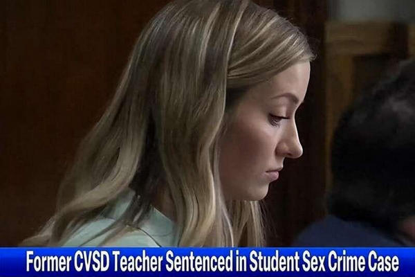 缩略图 | 美国25岁女教师与17岁男生行为不当，法庭上哭泣！