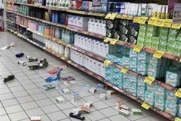 缩略图 | 台湾突发6.4级地震：超市货物“如山崩倒塌”，有人被困电梯