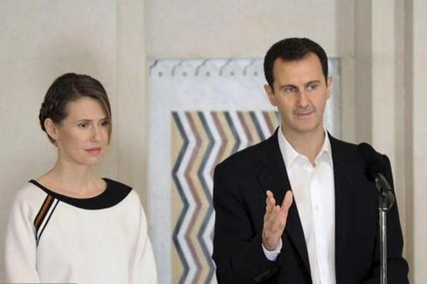 缩略图 | 叙利亚总统及妻子新冠病毒检测结果呈阳性