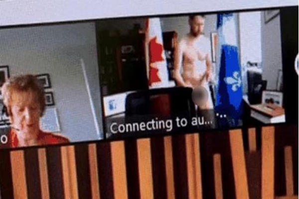 缩略图 | 加拿大议员视频会议时，不慎全裸出镜，“艳照”流传全网！