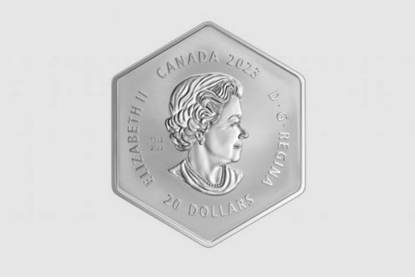 缩略图 | 加拿大推出首枚六角形硬币，雪花造型美极了！