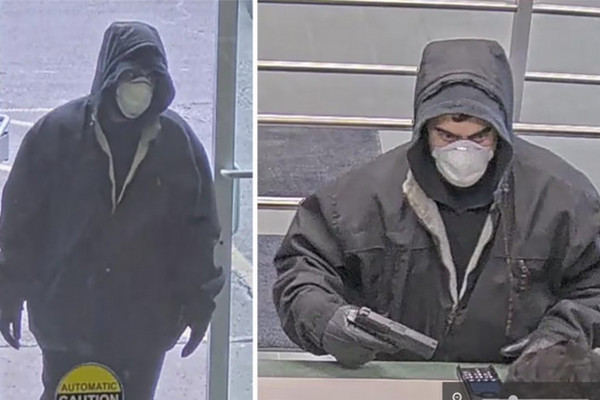 缩略图 | 渥太华男子持枪抢劫银行，警方追捕抢劫案嫌疑人！