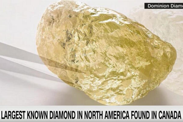 缩略图 | 552克拉！北美洲最大钻石在加拿大被发现