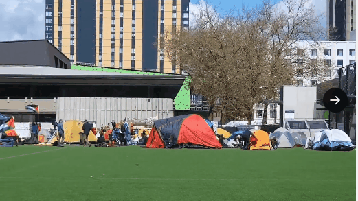 缩略图 | 北美大学校园帐篷示威愈演愈烈，多所大学发警告！